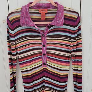 Rare striped Missoni for Target L/S Sweater